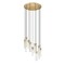 Z-Lite Beau Chandelier, 11-Light, 24 In.W x 12.75 In.H, Rubbed Brass/Clear 740P-11R-RB - alternate 1